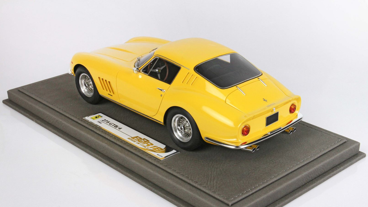 1/18 BBR 1966 Ferrari 275 GTB / 4 GTB4 (Yellow) Resin Car Model Limited