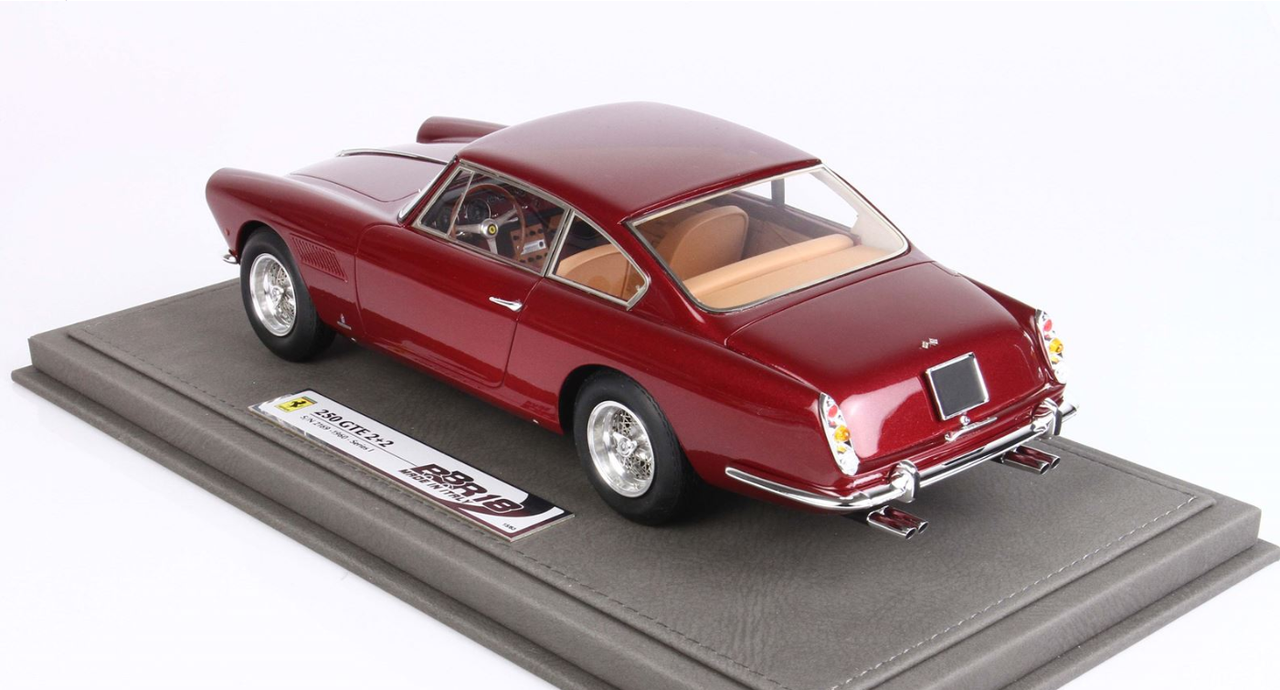 1/18 BBR Ferrari GT 2+2 I Series 1960 - Chassis S / N 2169 (Ruby Red Metallic) Resin Car Model Limited