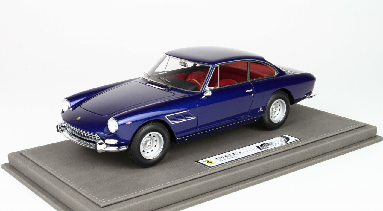 1/18 BBR Ferrari 330 GT 2+2 Series 2 1965 Single Light BLUE SERA 509 C Resin Car Model Limited