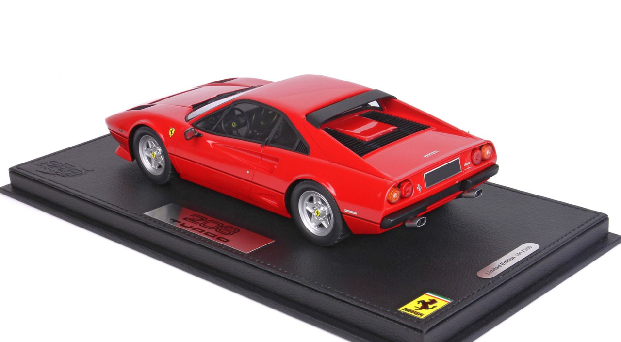 1/18 BBR Ferrari 208 GTB Turbo Red Resin Car Model Limited ...