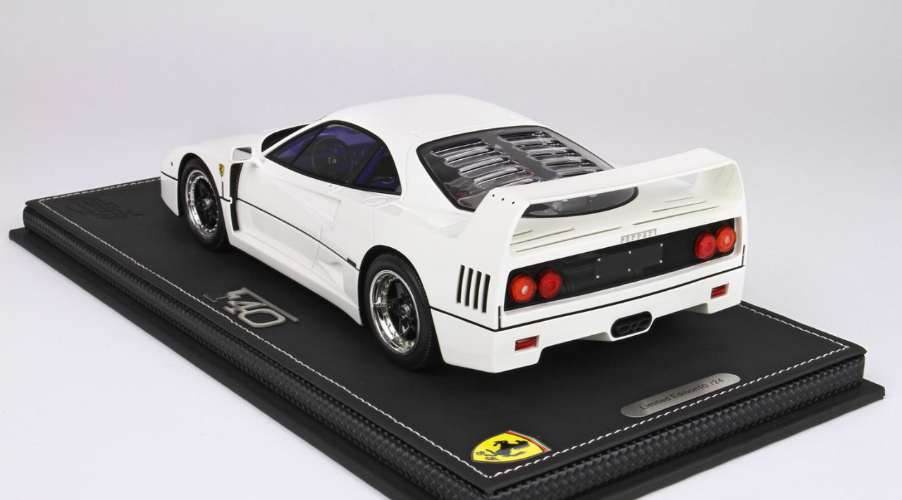 特選品BBR MODEL 1/18 フェラーリ F40 1987 ホワイト シルバーホイール 92台限定 FERRARI SILVER WHEELS BIANCO AVUS WHITE 乗用車