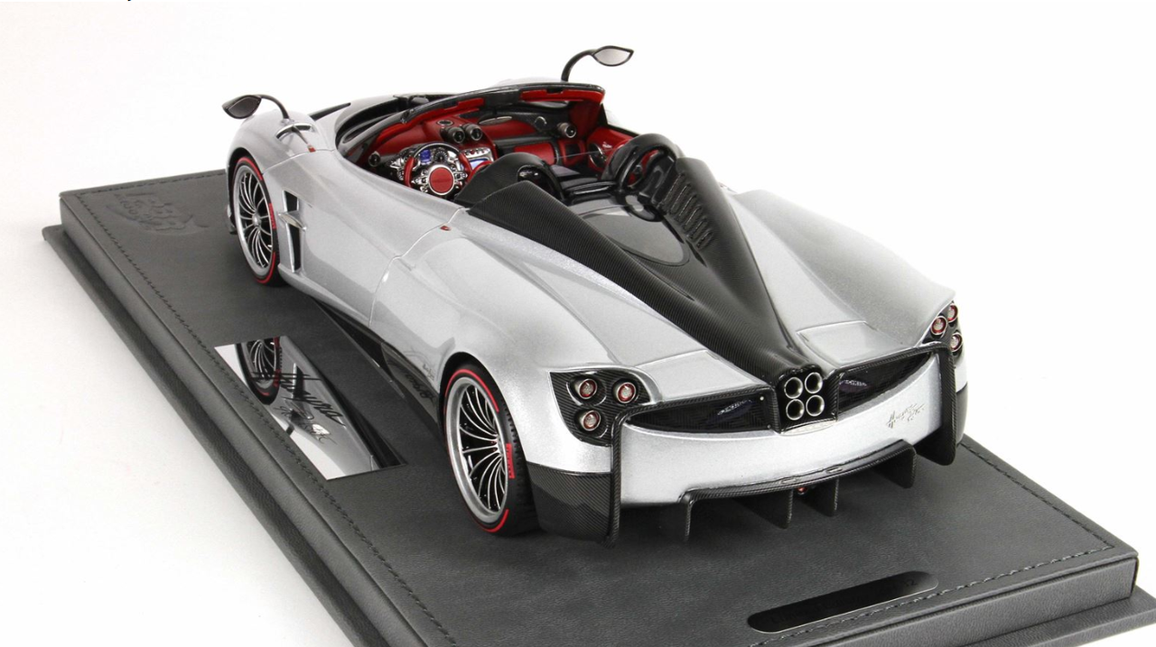 1/18 BBR Pagani Huayra Roadster Mica Gray Resin Car Model Limited 32 Pieces
