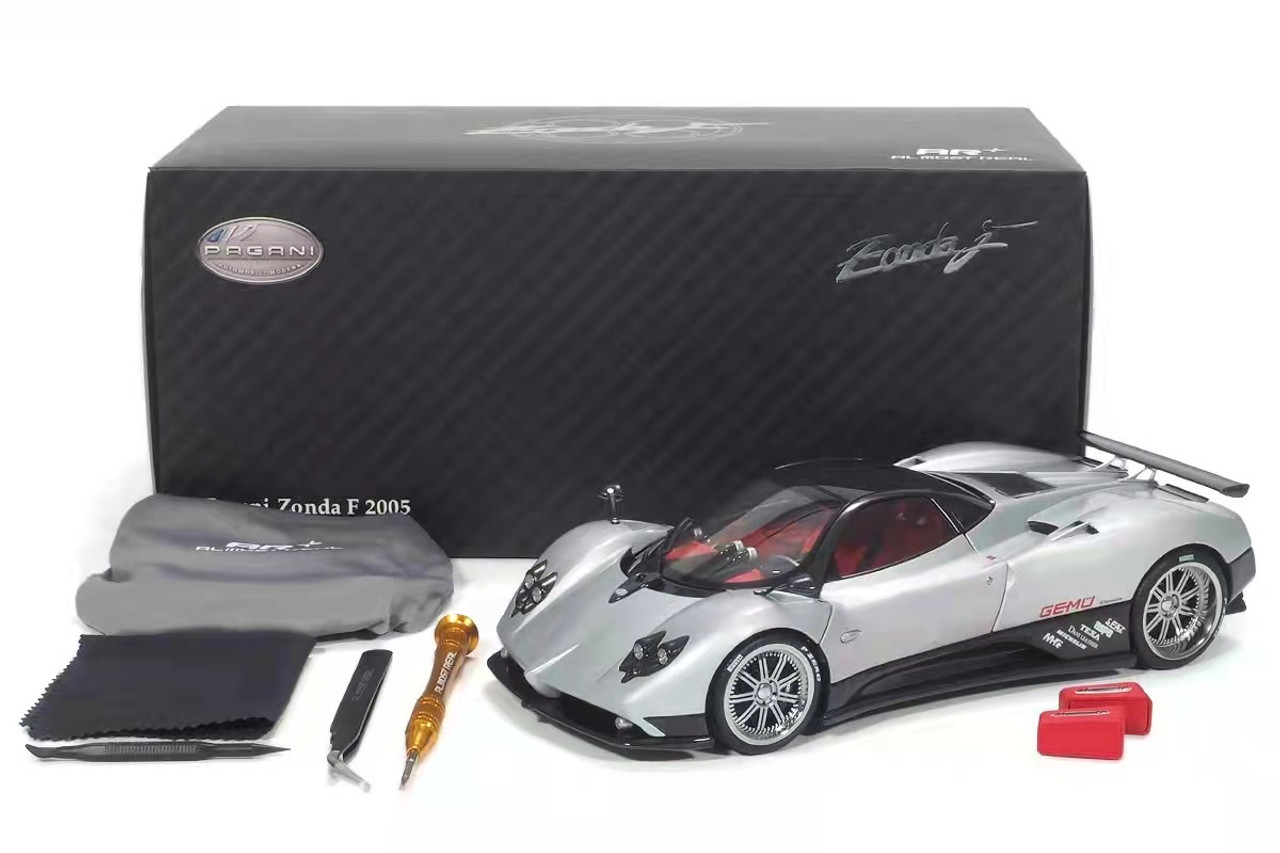 1/18 Almost Real 2005 Pagani Zonda F (Silver) Diecast Car Model