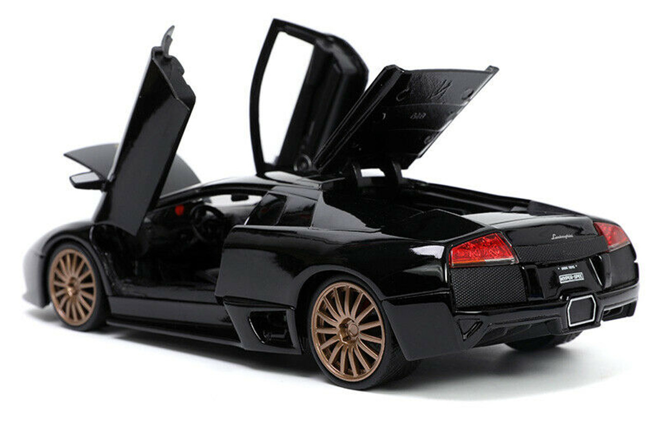 1/24 Jada Lamborghini Murcielargo LP640 LP-640 Black Diecast Car Model