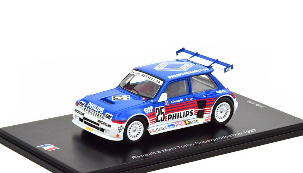 1/43 Renault 5 Maxi Turbo Superproduction No.25 1987 Érik Comas