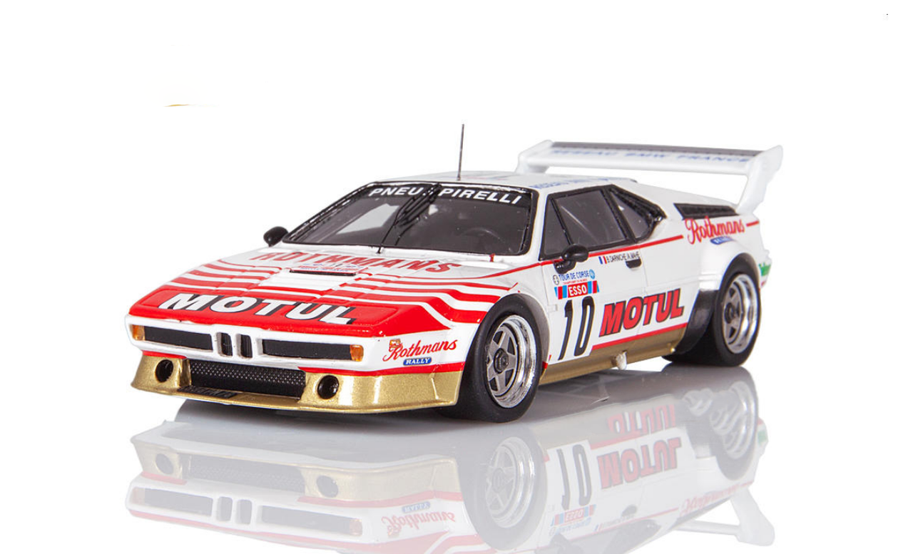 1/43 BMW M1 No.10 Tour de Corse 1982 Bernard Darniche - Alain Mahé Limited 300