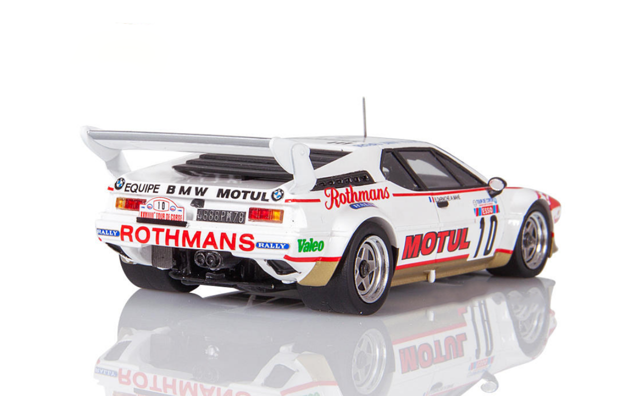 1/43 BMW M1 No.10 Tour de Corse 1982 Bernard Darniche - Alain Mahé Limited 300