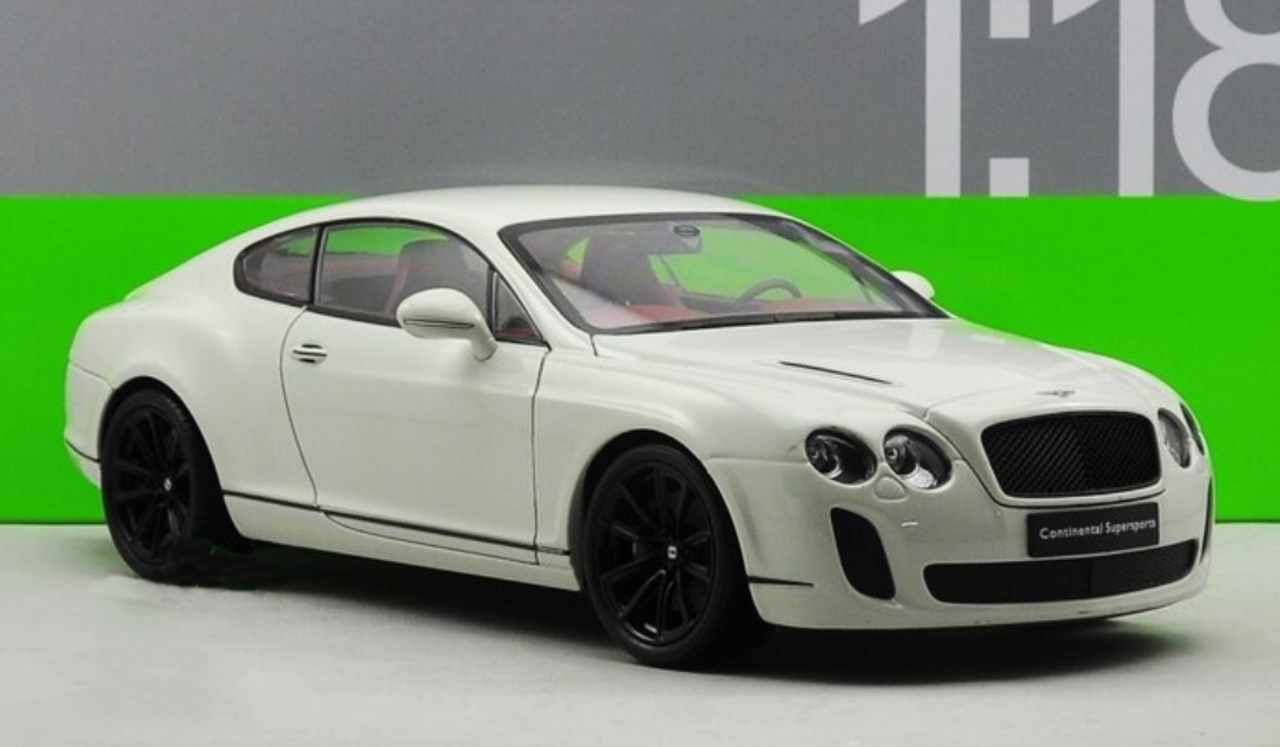 1/18 Welly FX Bentley Continental GT Supersports (White) Diecast Car Model