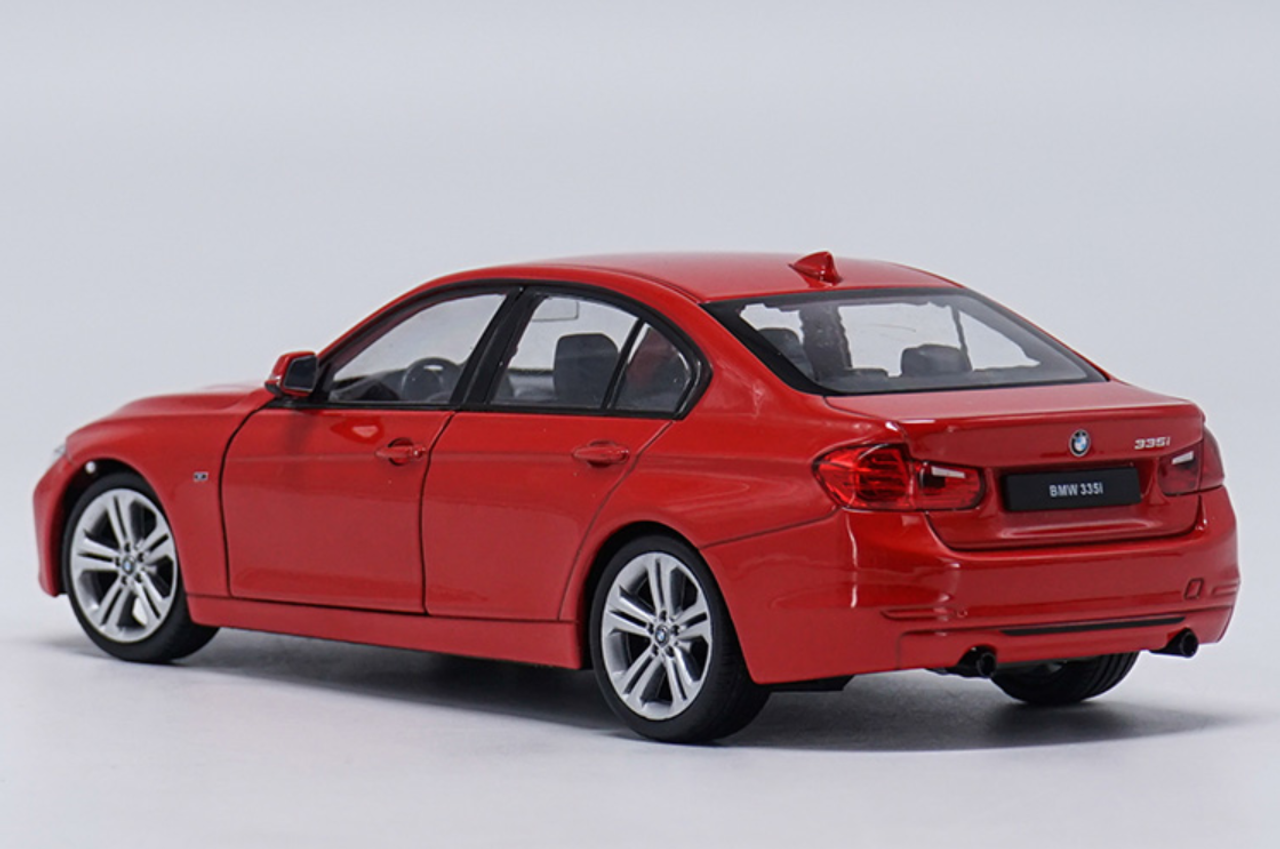 WELLY BMW 3 SERIES 335i F30 SALOON RED 1/24 SCALE DIECAST MODEL CAR