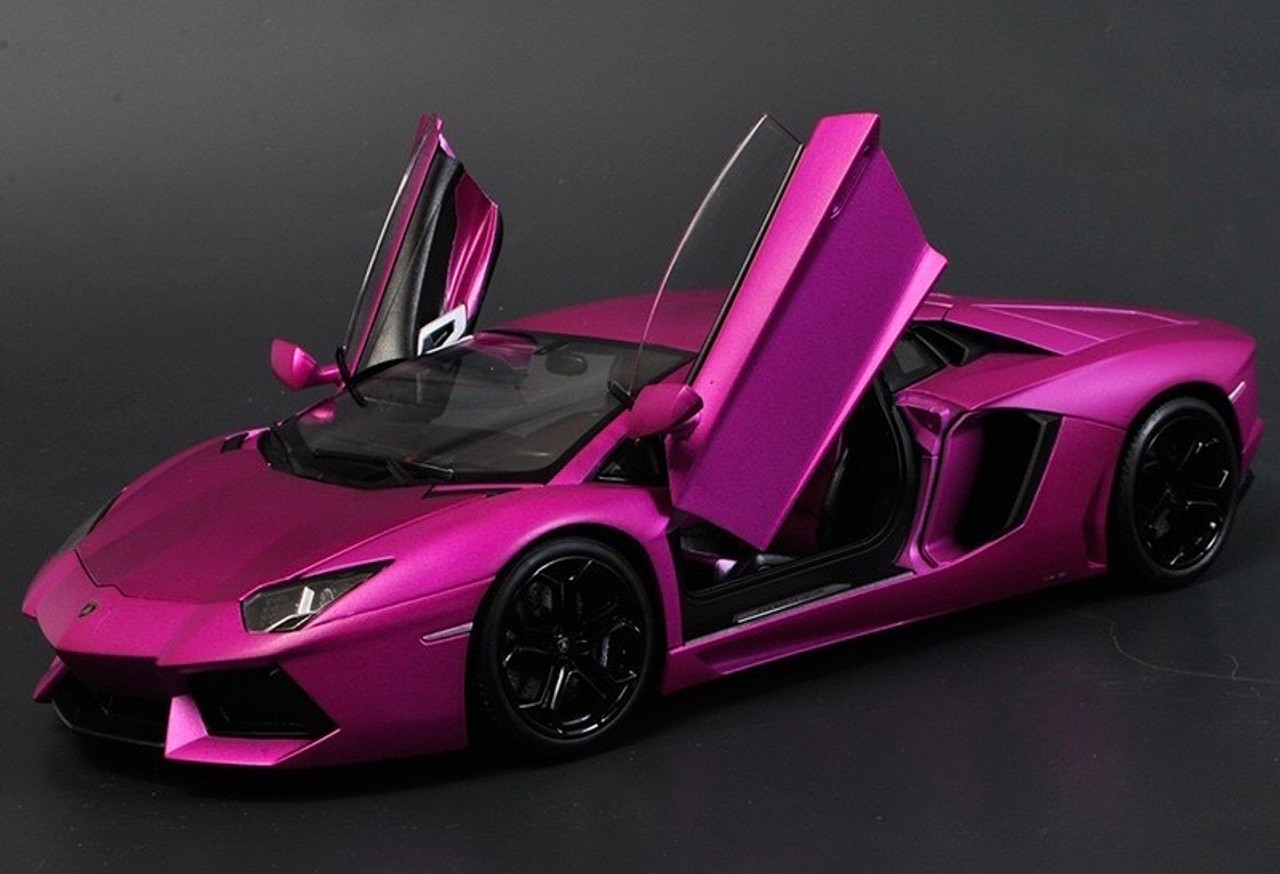 purple and pink lamborghini