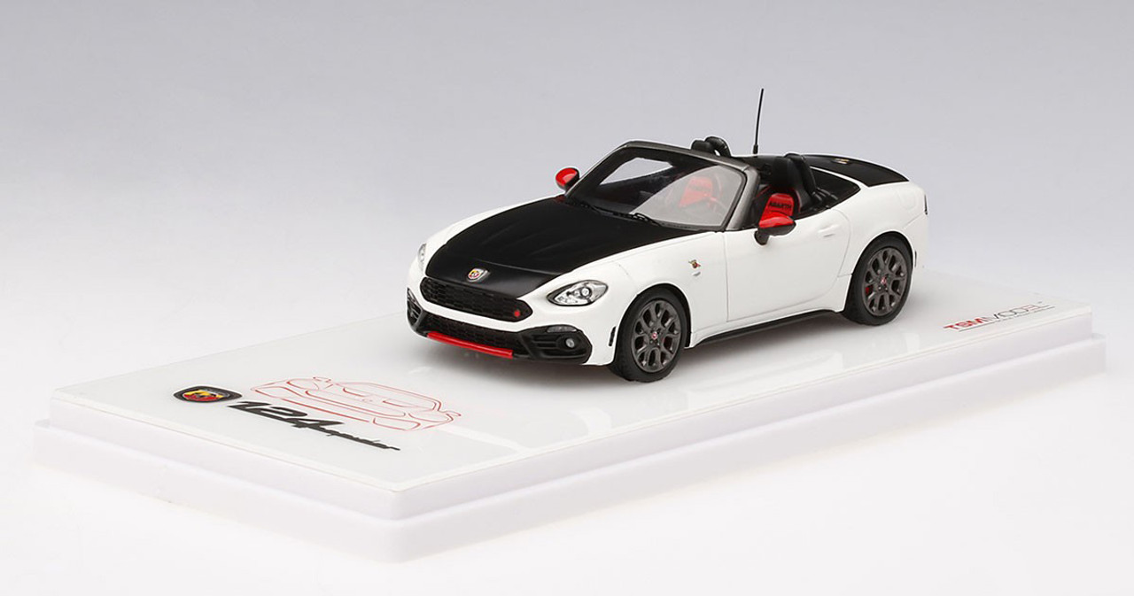 1/43 Abarth 124 Spider (Turini 1975 White) Resin Car Model