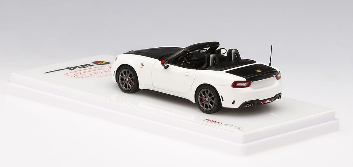 1/43 Abarth 124 Spider (Turini 1975 White) Resin Car Model