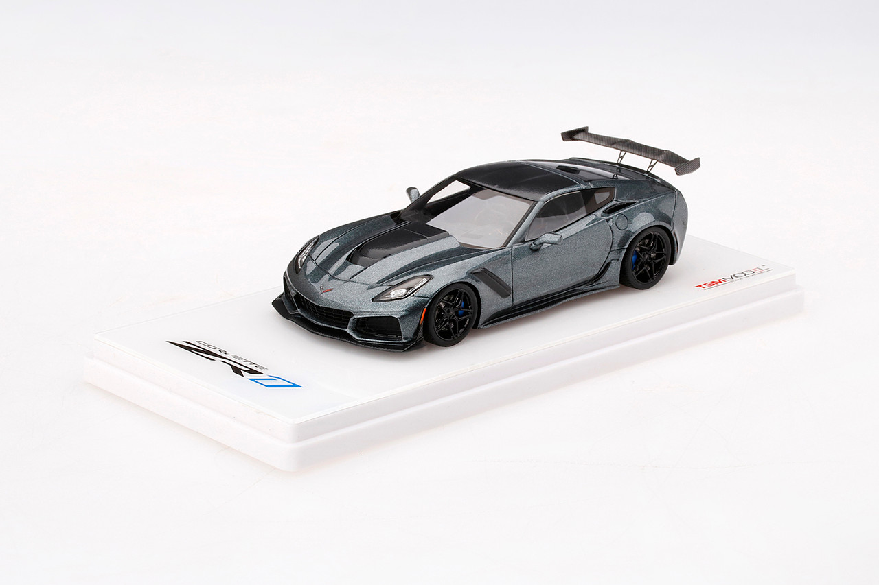 1/43 Chevrolet Corvette C7 ZR-1 Dark Shadow Grey Resin Car Model