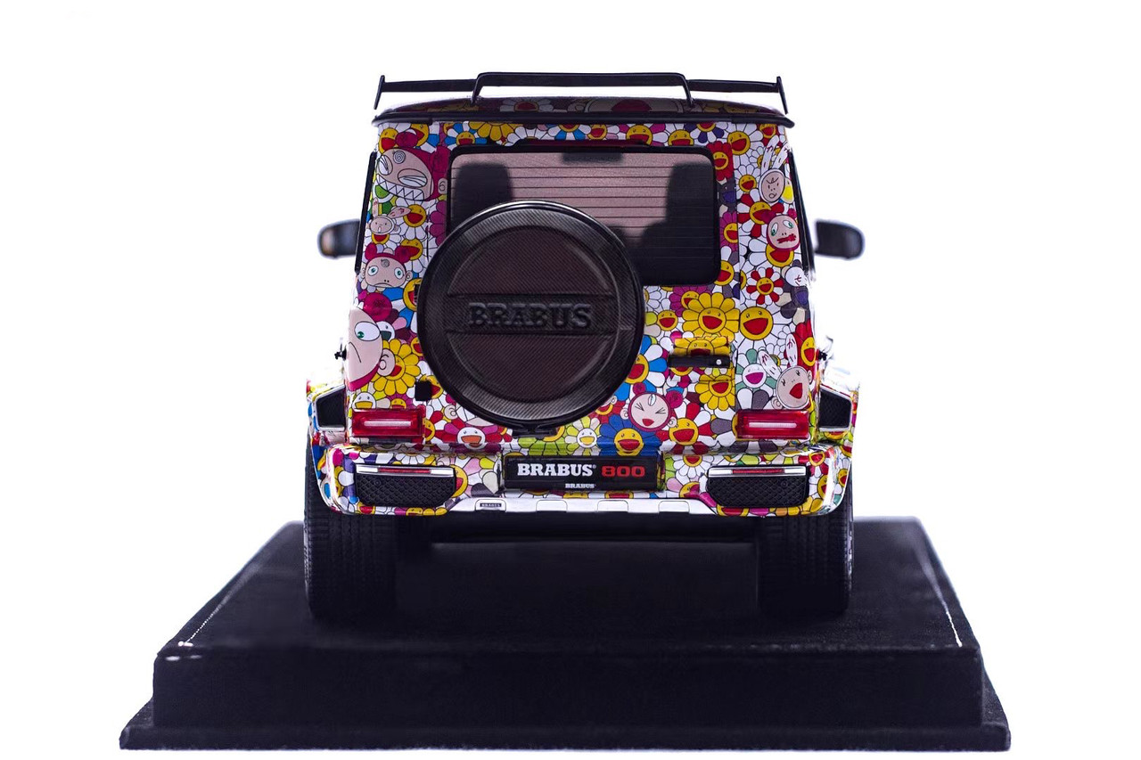 1/18 VIP Mercedes-Benz Mercedes G63 Brabus 800 Sunflower Car Model Limited 99 Pieces