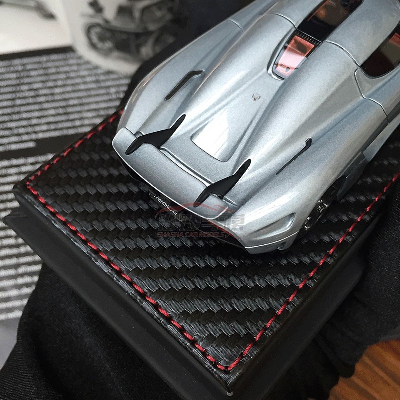 1/43 Frontiart Sophiart Koenigsegg Regera (Silver Blue) Car Model