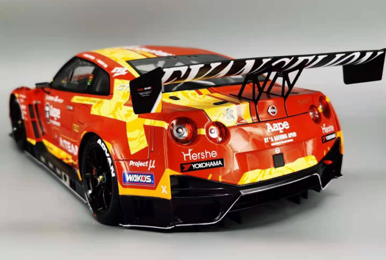  1/12 POPRACE Nissan GT-R GT3 EVA Unit-02 (PR18-R35GT3-EVA02) with Base 