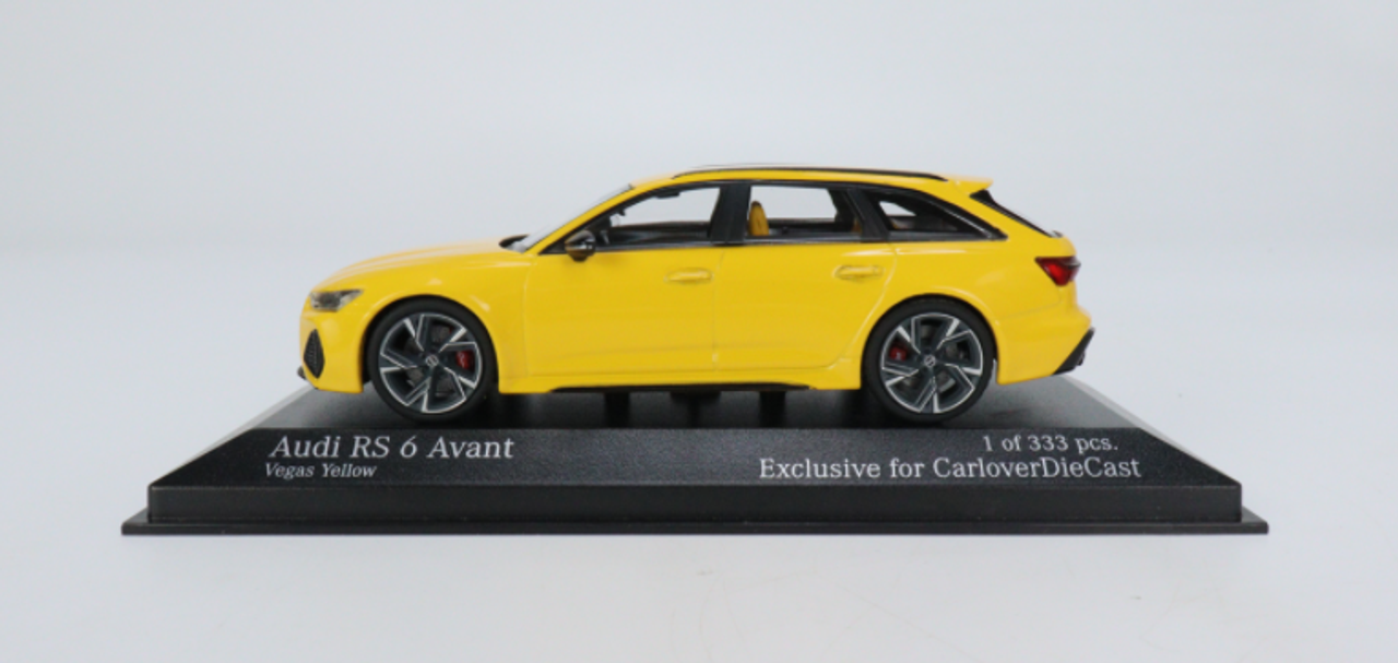 1/43 MINICHAMPS Audi RS6 Avant Vegas Yellow ( Limited to 333 sets)