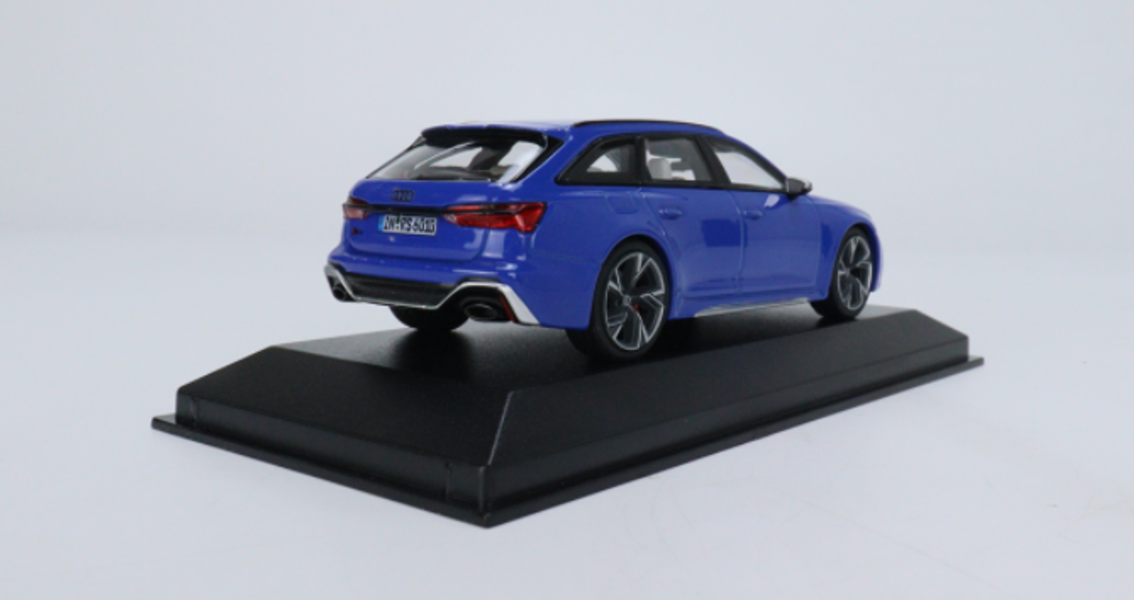  1/43 Minichamps Audi RS6 Avant (Nogaro Blue) Car Model Limited 333 Pieces