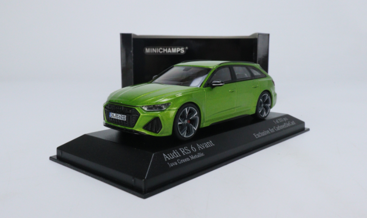 ミニチャンプス 1/43 アウディ RS 6 アバント 2019 ホワイト 336台限定