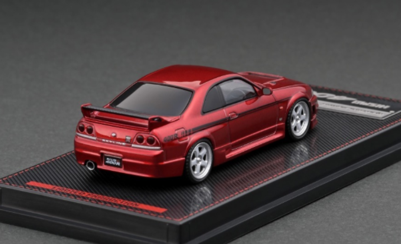 1/64 Ignition Model Nismo R33 GT-R 400R Red Metallic Diecast Car 