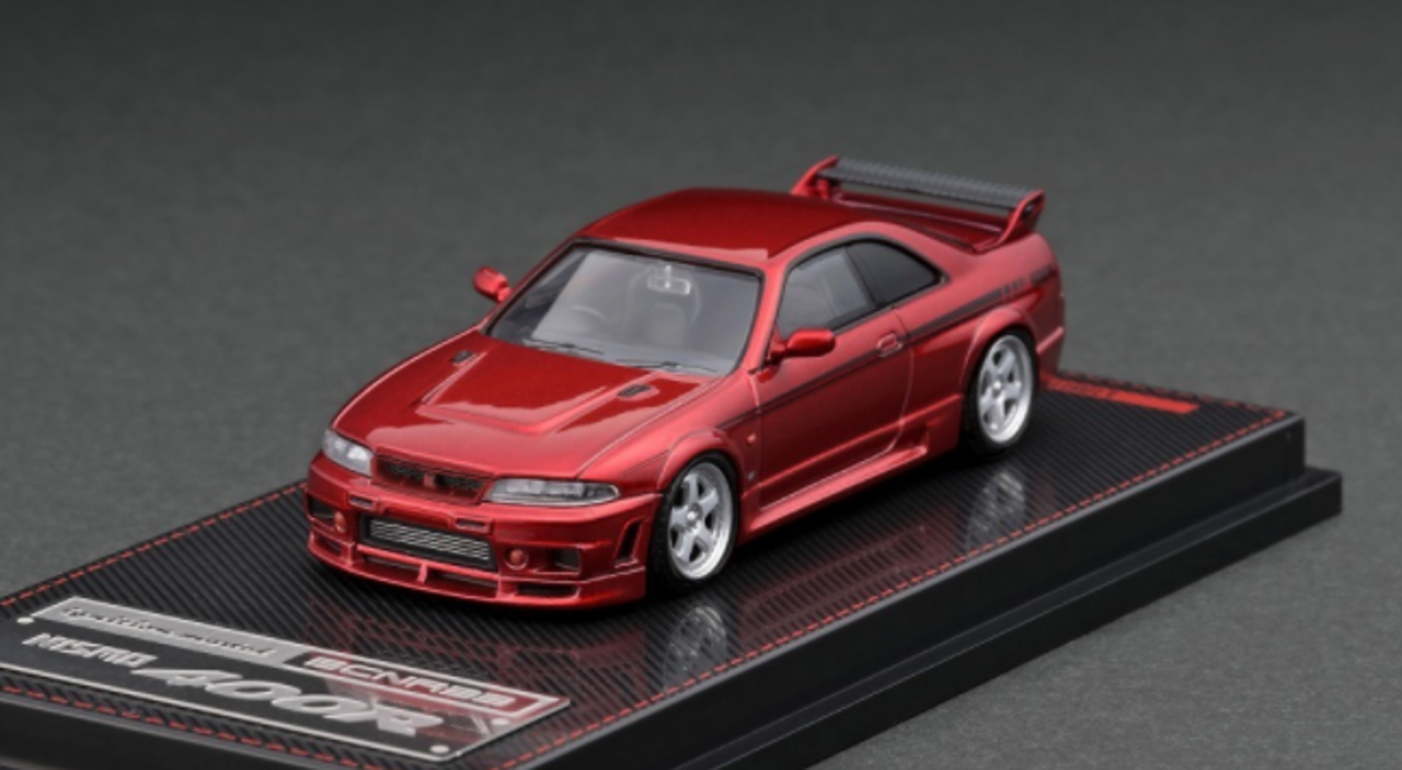 1/64 Ignition Model Nismo R33 GT-R 400R Red Metallic Diecast Car Model