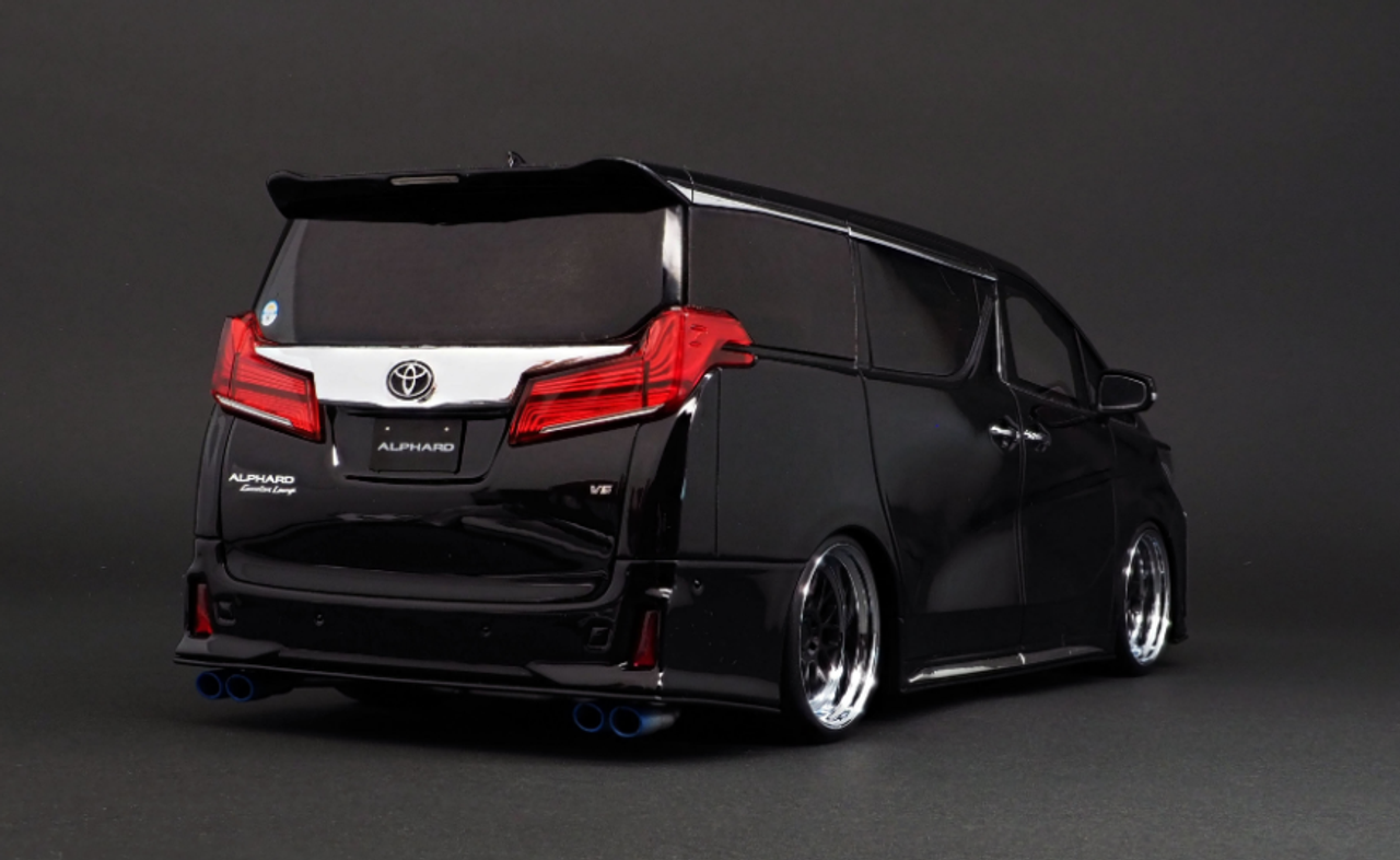  1/18 Ignition Model Toyota Alphard (H30W) Executive Lounge S Black Resin Car Model