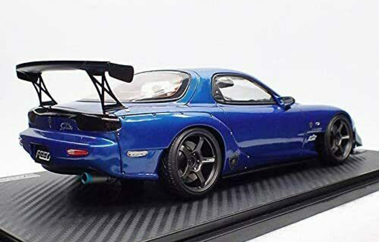 1/18 Ignition Model Mazda RX-7 RX7 (FD3S) Blue Metallic Car Model
