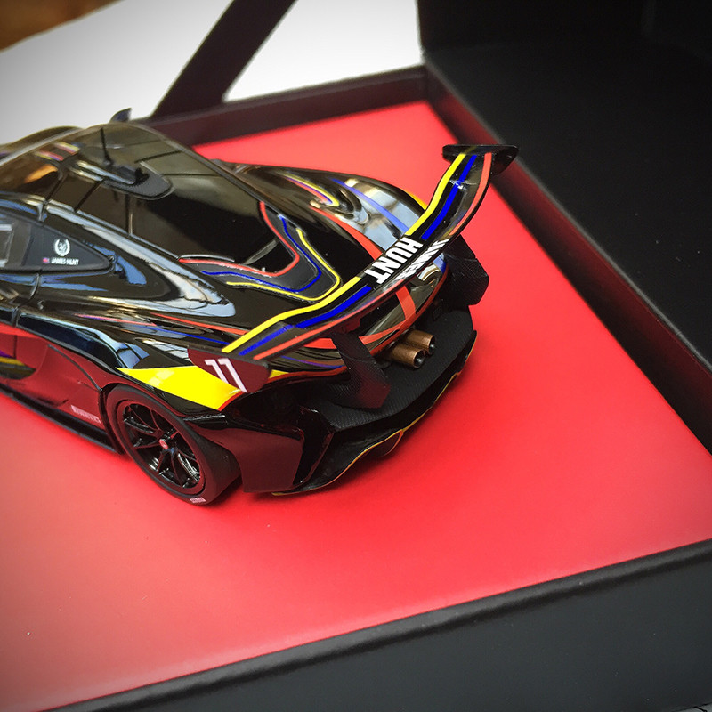 ミニカー Almost Real 1/43 McLaren P1 GTR 1/43 Almostreal Almost Real Mclaren P1 GTR James Hunt #11 (Black