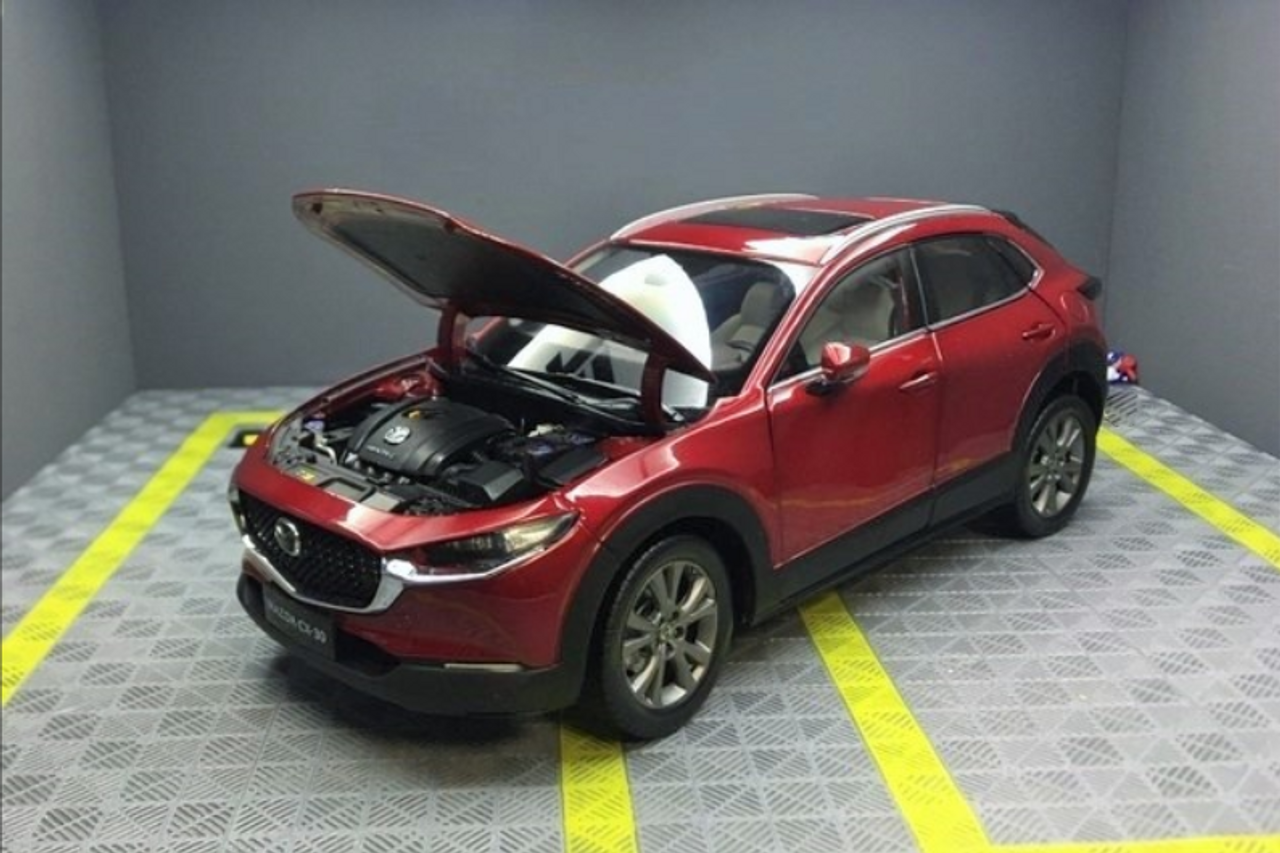 1/43 マツダ MAZDA 新型CX-30 CX30 ミニカー ディーラー特注品 成約記念品 ジェットブラックマイカ - ミニカー