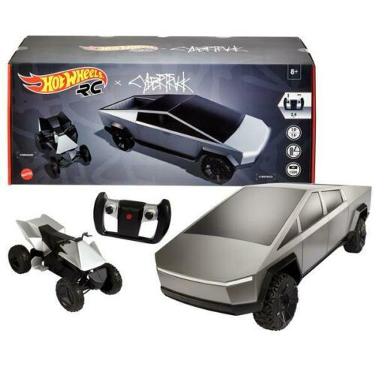 hot wheels tesla truck rc