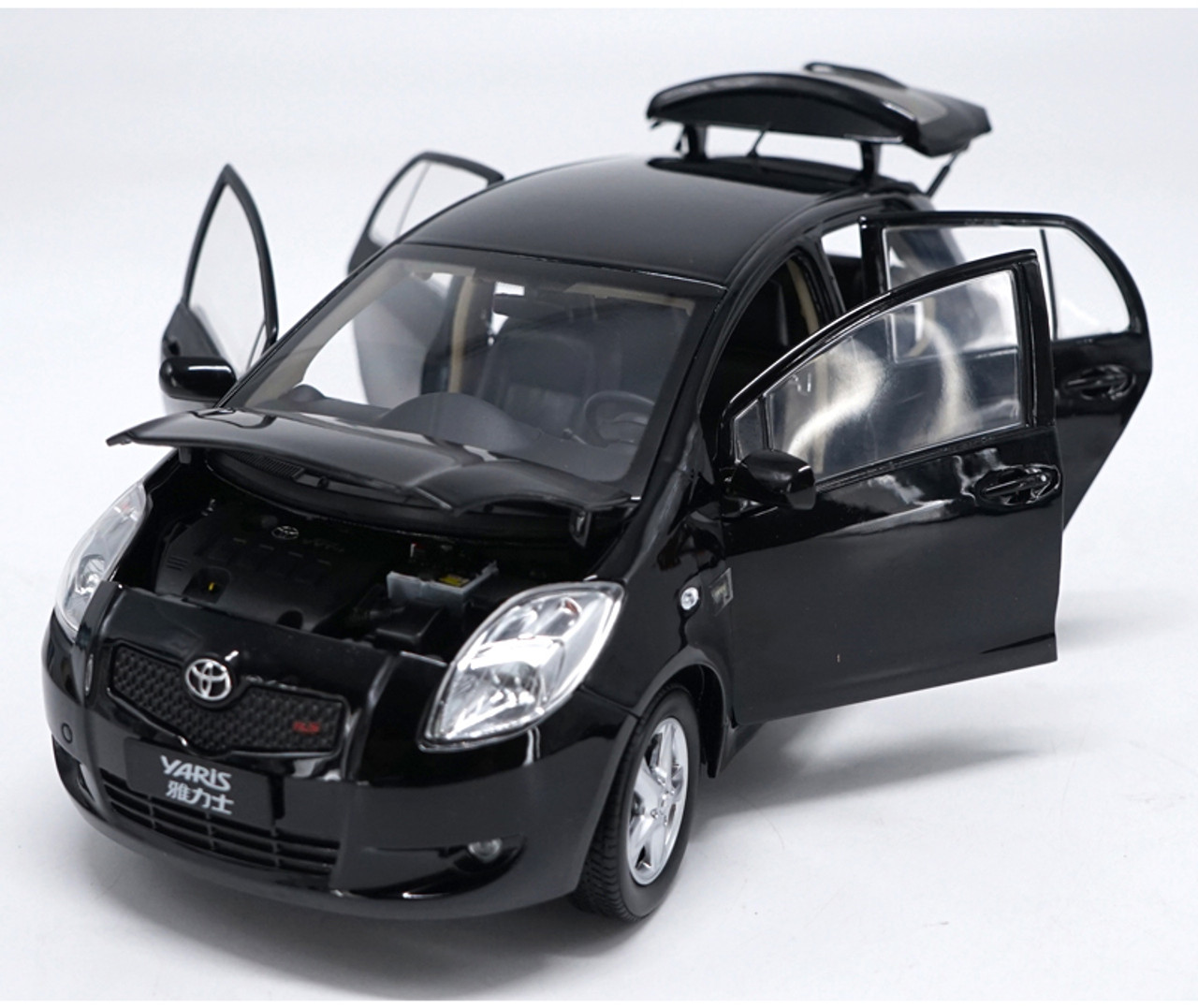1/18 Dealer Edition Toyota Yaris / Vios Hatchback (Black) Diecast Car Model