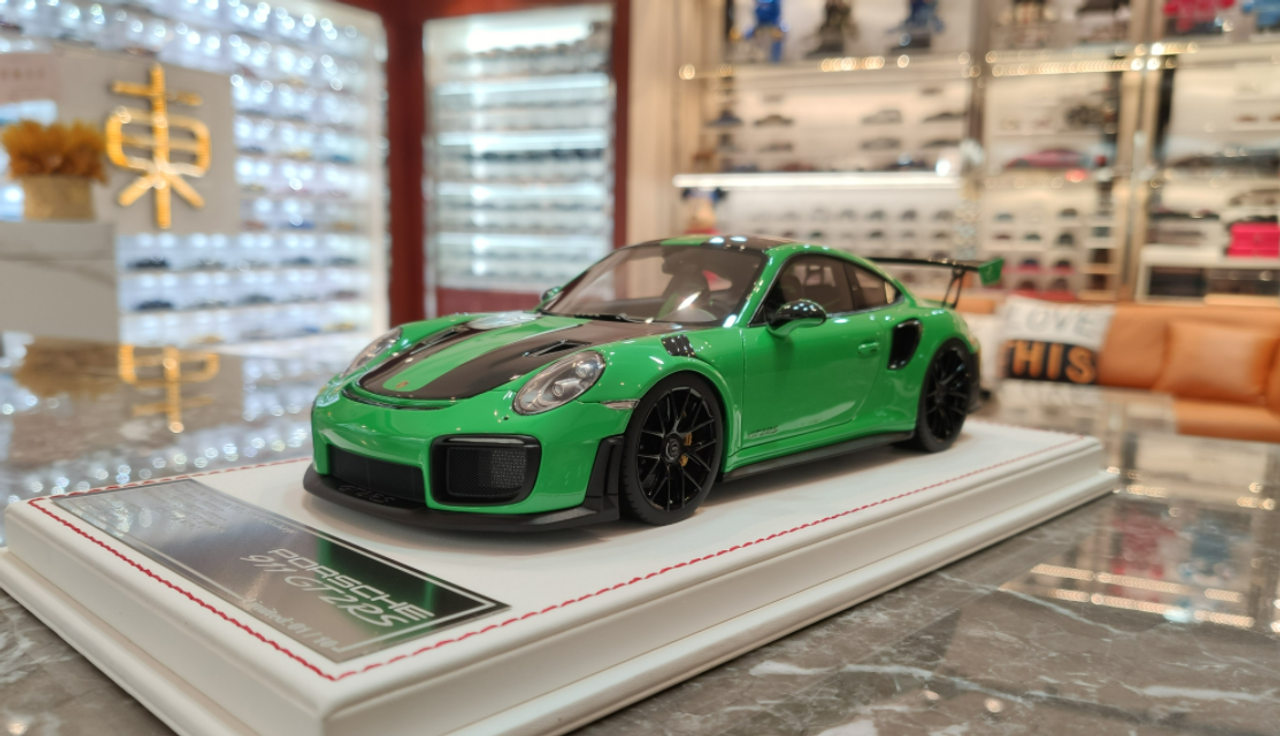 1/18 Porsche 911 GT2 RS GTSRS (Green) Resin Car Model Limited #01/10