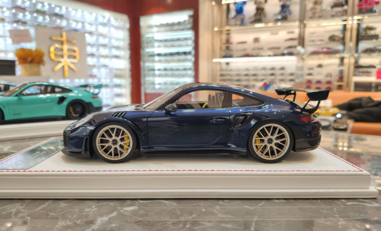 1/18 Porsche 911 GT2 RS GTSRS (Blue) Resin Car Model Limited #03/10