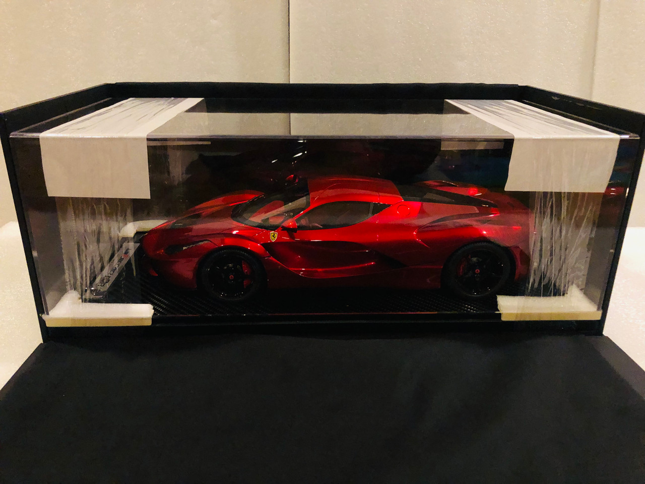 1/12 BBR Ferrari LaFerrari Rosso Fusco Metallic Red Resin Car Model Limited