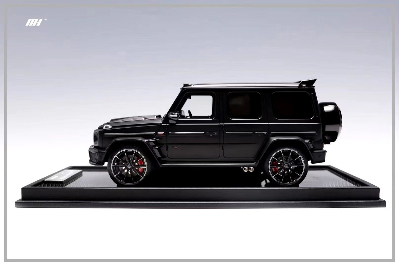 1/18 Motorhelix Mercedes-Benz Mercedes G-Class G63 AMG Brabus 800 (Matte Black) Resin Car Model Limited 199 Pieces