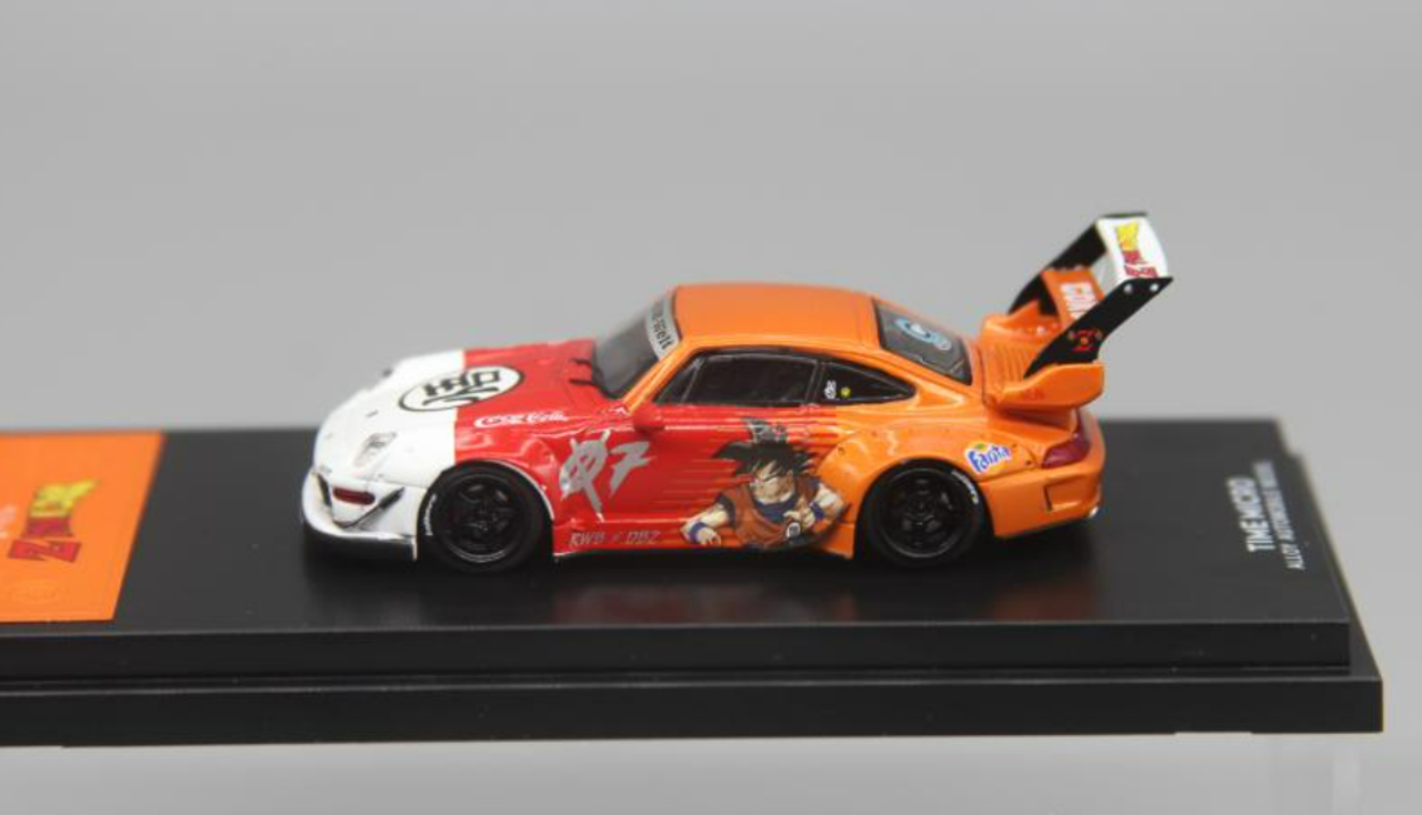 1/64 Time Model Porsche 911 993 RWB High Wing Dragon Ball Z Sun Wu Kong  Edition Car Model - LIVECARMODEL.com