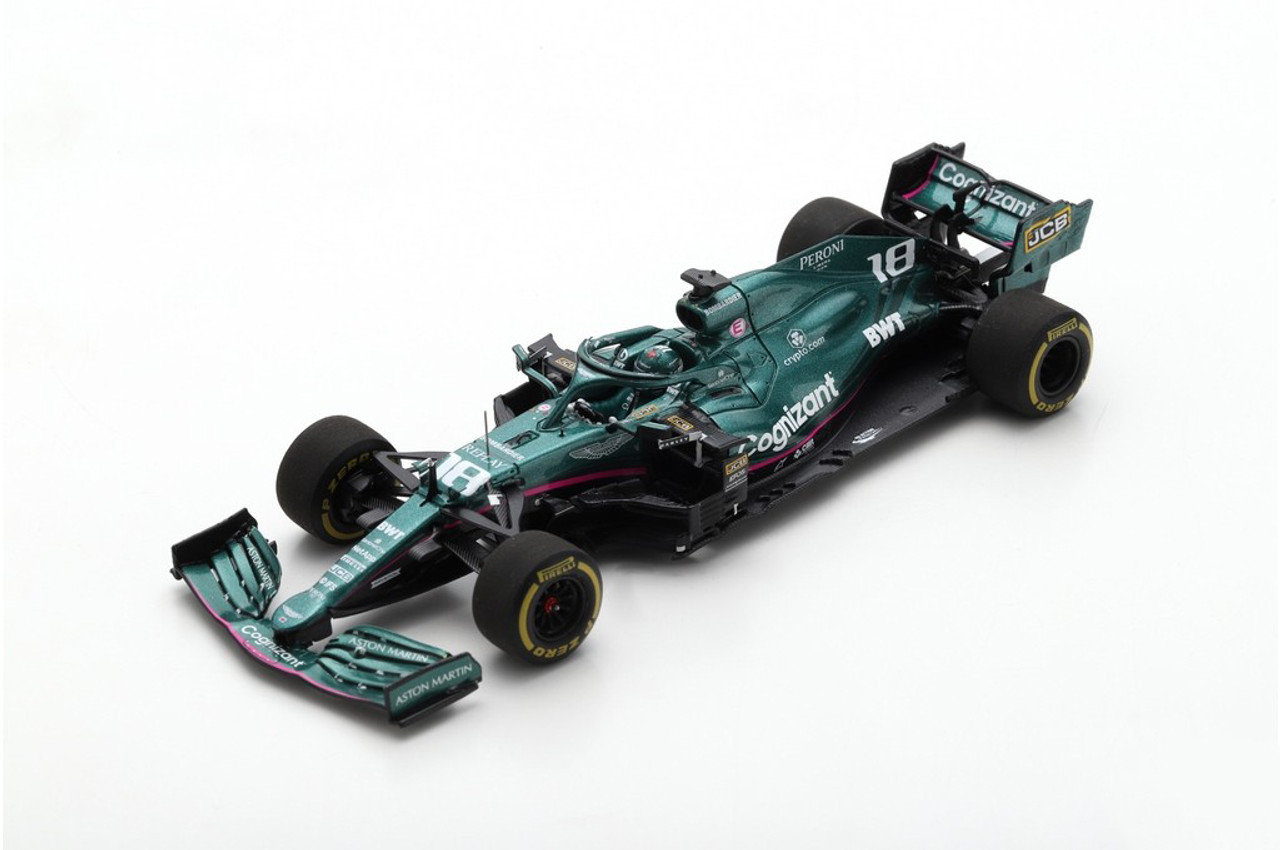 1/43 Aston Martin AMR21 No.18 Aston Martin Cognizant F1 Team Bahrain GP  2021 Lance Stroll