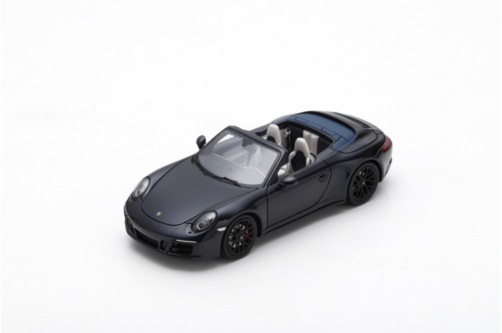【SPARK】Porsche911 Carrera GTS Cabriolet 1/43 Spark 2017 Porsche 911 Carrera GTS Cabriolet (Black) Car