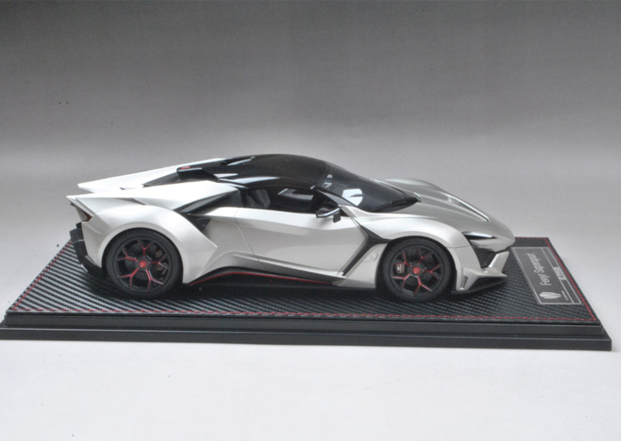 ミニカー 1/18 Frontiart SophiAr W MOTOR FENYR 1/18 Frontiart Sophiart Lykan Fenyr (Silver) Resin Car Model
