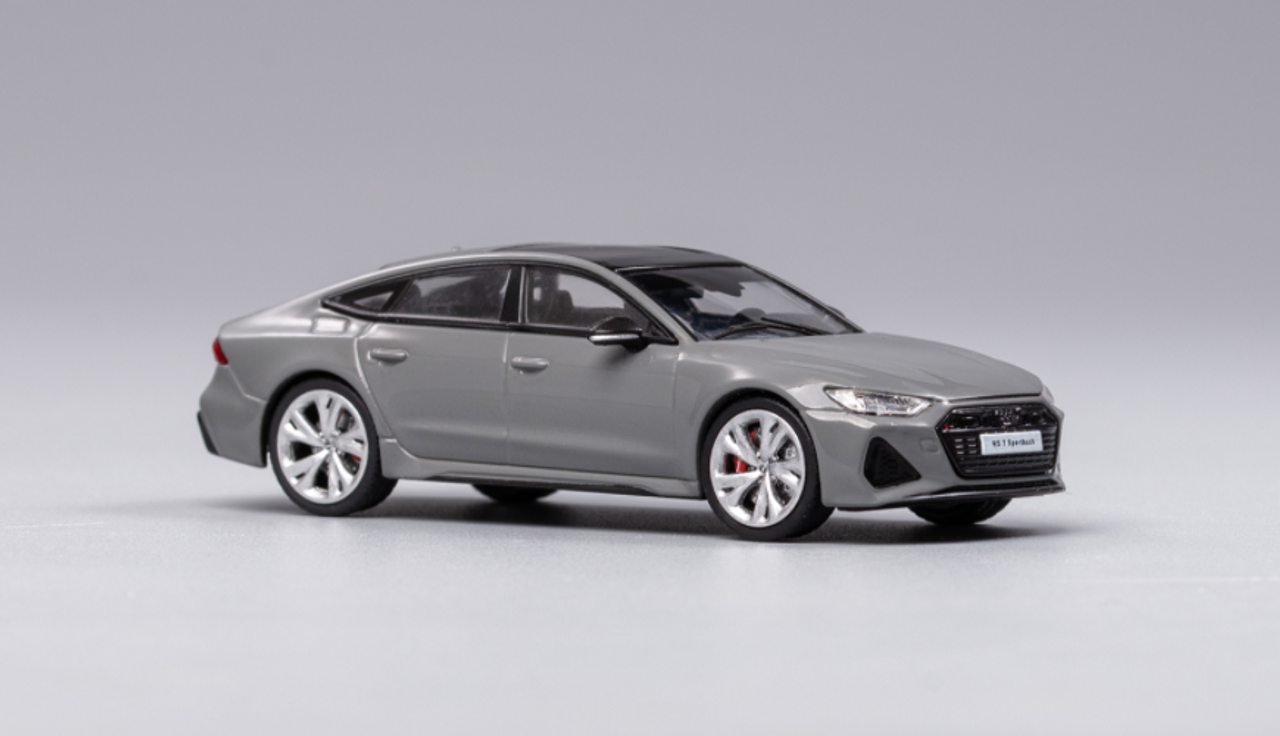  1/64 Kengfai Audi RS7 (C8) 2021 SportBack Grey Diecast Car Model