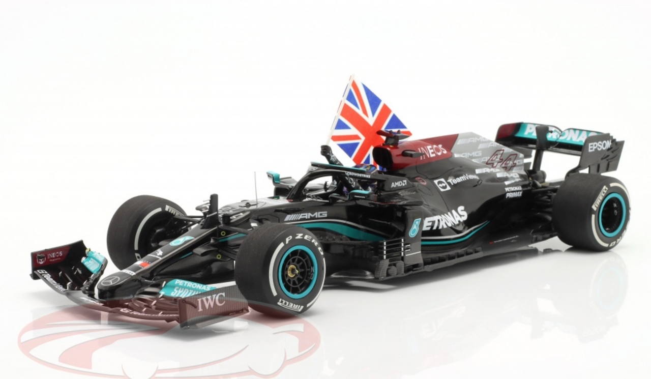 スパーク 1/43 メルセデス AMG W12 F1 ルイスハミルトン 2021 イギリス 