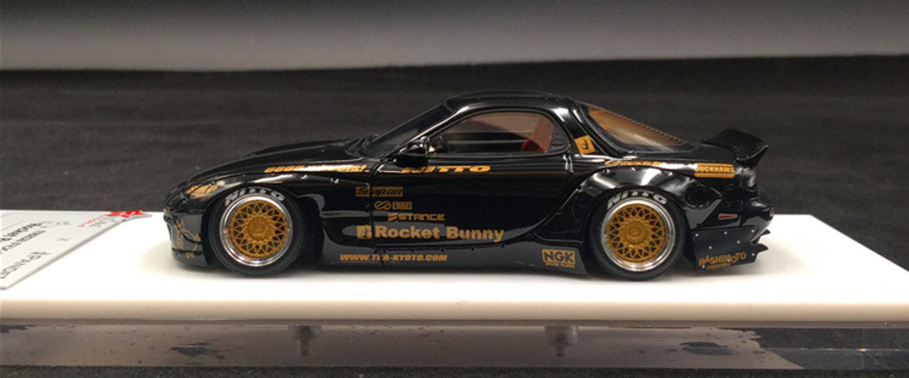  1/43 Fuelme Rocket Bunny RX-7 Black FM43008LM-D Limit 30 Pieces