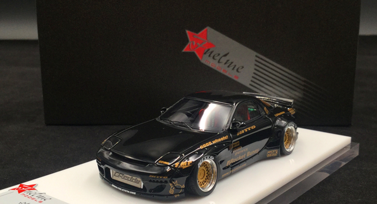  1/43 Fuelme Rocket Bunny RX-7 Black FM43008LM-D Limit 30 Pieces