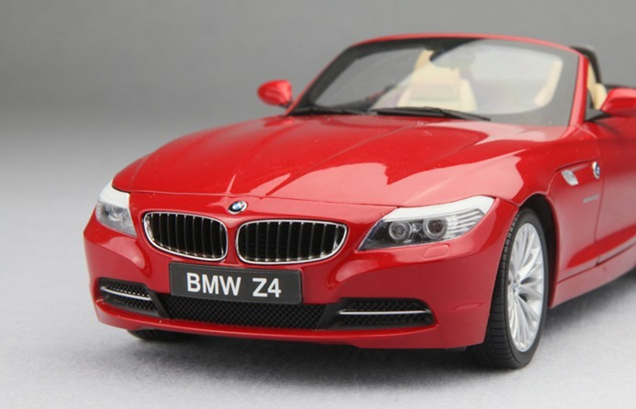 1/18 Kyosho BMW Z4 sDrive35i Convertible (E89) (Red) Diecast Car Model
