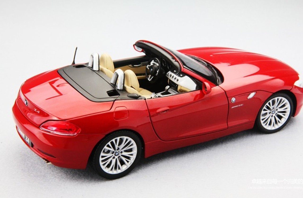 1/18 Kyosho BMW Z4 sDrive35i Convertible (E89) (Red) Diecast Car Model