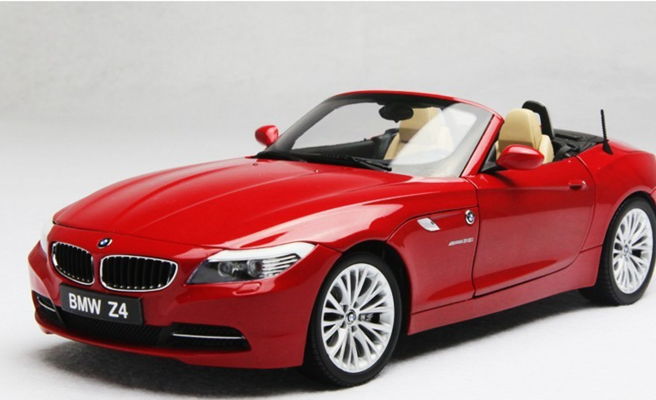 1/18 Kyosho BMW Z4 sDrive35i Convertible (E89) (Red) Diecast Car Model