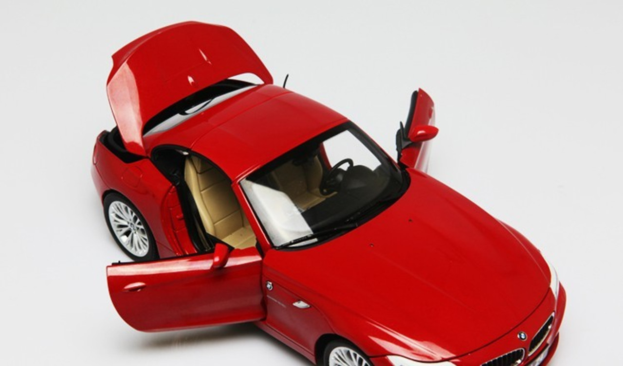 1/18 Kyosho BMW Z4 sDrive35i Convertible (E89) (Red) Diecast Car 
