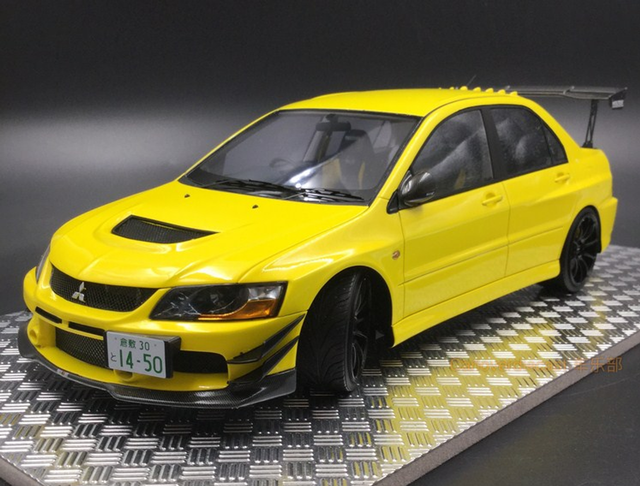 evolution car yellow