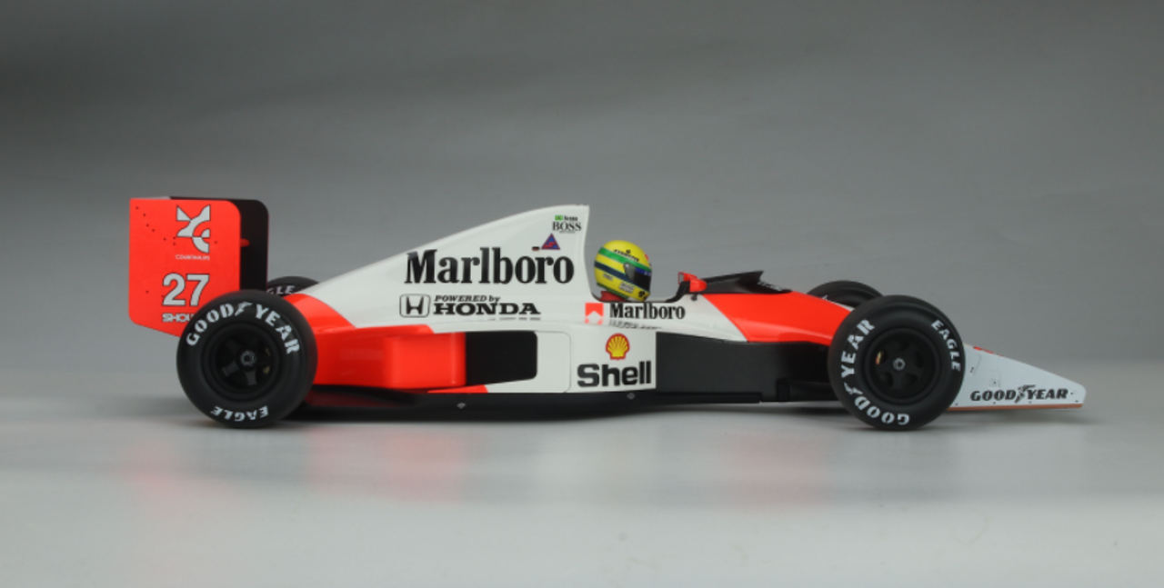 1/12 Minichamps 1990 Ayrton Senna McLaren MP4/5B #27 Formula 1 World  Champion Car Model - LIVECARMODEL.com