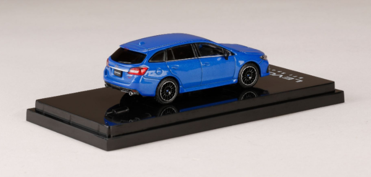  1/64 Hobby Japan SUBARU LEVORG STI Sport EyeSight Black Selection (VM / Type F）WR Blue Pearl Diecast Car Model